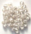 25 8mm Faceted Silver Lined Crystal Firepolish Beads